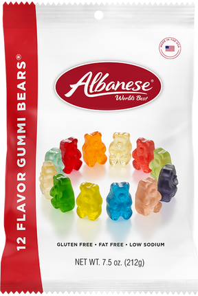 Albanese - Gummi Bears 12 Flavors, 36 oz (Pack of 4) - Gluten Free Candy