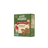 Better With Buckwheat Savory Fig & Thyme Crisps, 4 oz, Case of 10