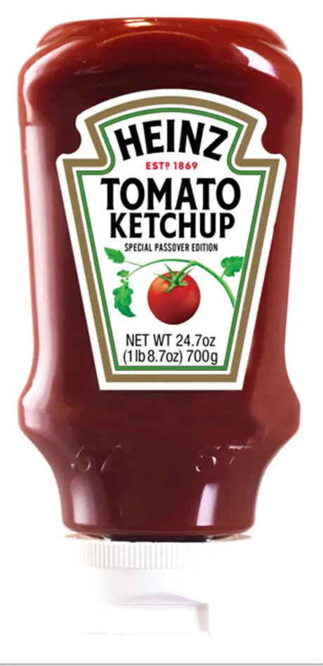 Heinz Tomato Ketchup Passover, 24.7 oz (Pack of 10) - Kosher Tomato Ketchup