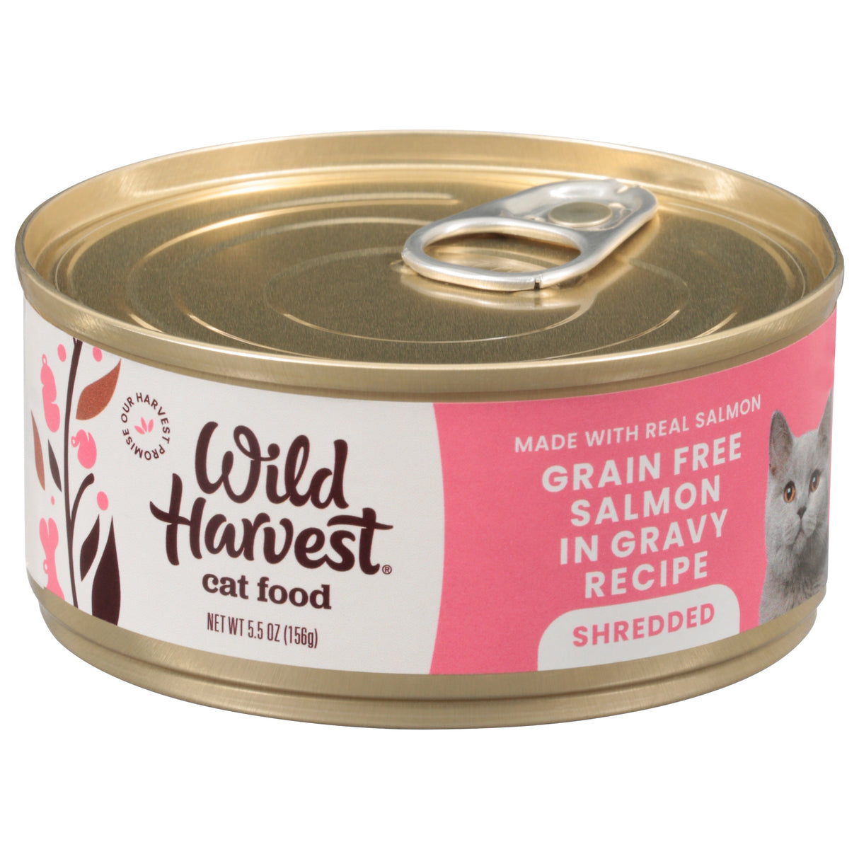 Wild Harvest Grain Free Salmon Dinner in Gravy Cat Food - 24 x 5.5 oz