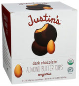 Justin's Dark Chocolate Almond Butter Cups, 1.4 oz., Pack of 12
