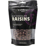 Ferris Nut Co. - Chocolate Covered Raisins, 10 oz (Pack of 12) - Sweet Snack Treat