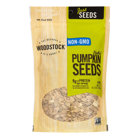 Woodstock Farms (Pack of 12) Raw Shell Pumpkin Seeds - 10.5 Oz - Cozy Farm 