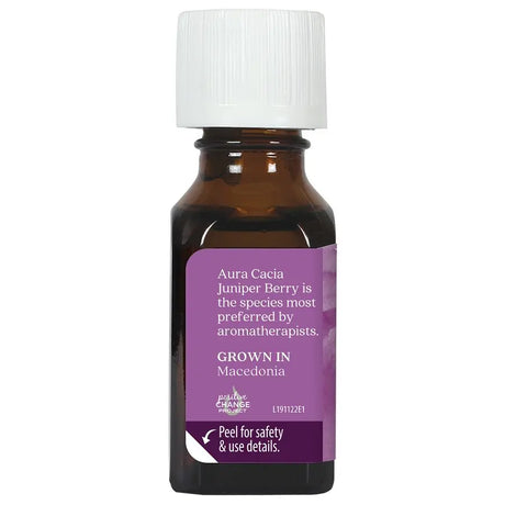 Aura Cacia Organic Juniper Berry Essential Oil, 0.5 fl oz