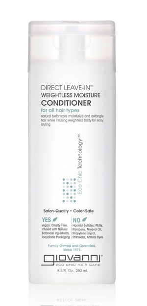 Giovanni DIRECT LEAVE-IN™ WEIGHTLESS MOISTURE CONDITIONER, 8.5 Fl Oz.