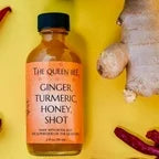 Queen Bee - Wellness Shot Ginger Turmeric - Case Of 9-2 Fluid Ounces - Cozy Farm 