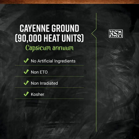 Frontier Herb Organic Cayenne Ground Chili Pepper, 90,000 HU, 1 lb