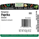 Frontier Herb Hungarian Ground Paprika Powder, 1 lb