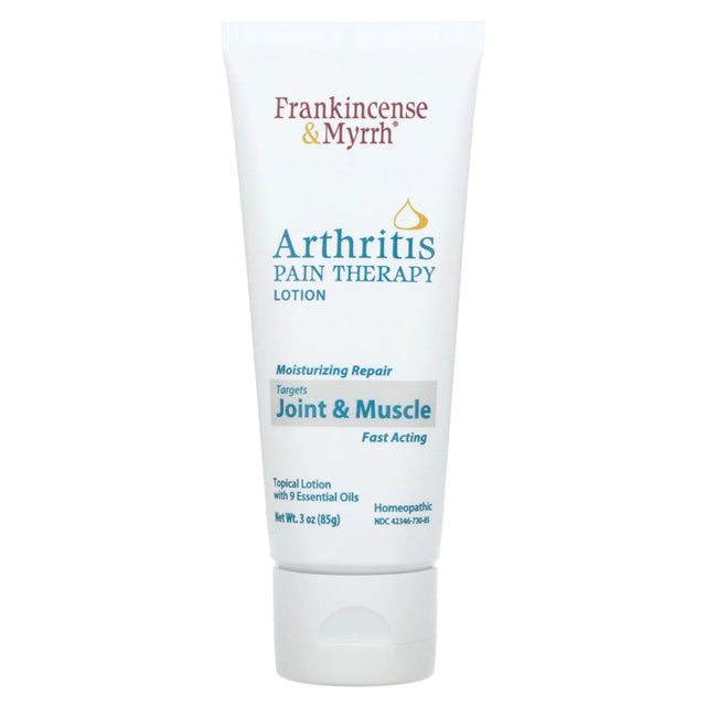 Frankincense & Myrrh Arthritis Pain Relief Lotion, 3 oz - Natural Joint Therapy