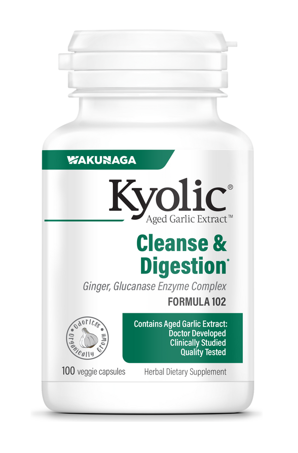 Kyolic Aged Garlic Extract, Formula 102, 100 Vegetarian Capsules