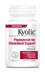 Kyolic 植物甾醇配方 107 陈蒜提取物 - 80 粒胶囊