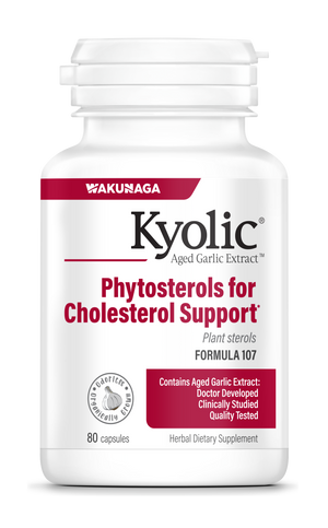 Kyolic Phytosterols Formula 107 Aged Garlic Extract - 80 Capsules