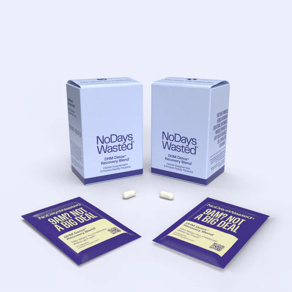 No Days Wasted: Detox, Hydration, and Supplements