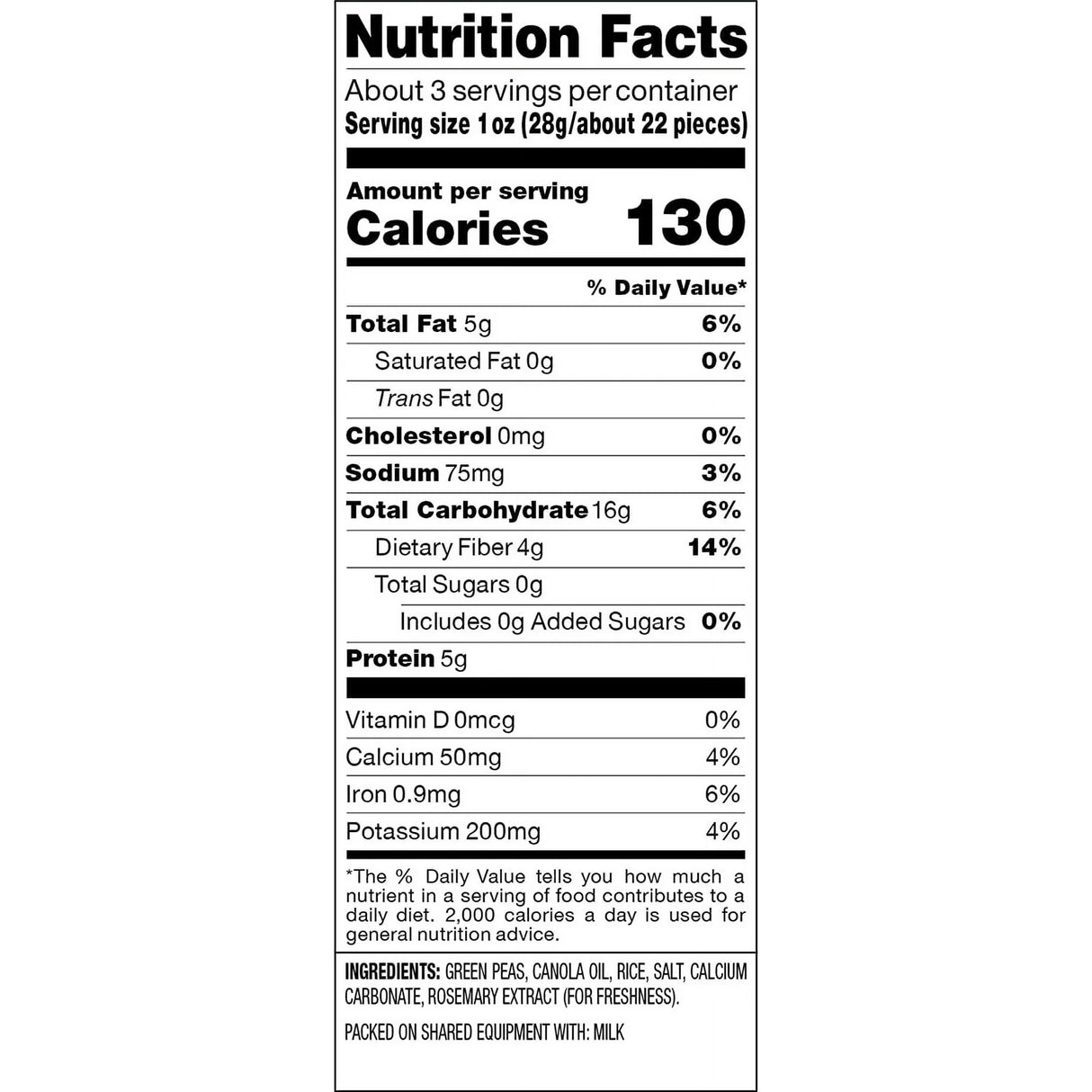 Calbee Snapea Crisps, Lightly Salted, Case of 12 (3.3 oz each)