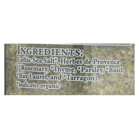 Selena Naturally Organic Artisan Celtic Sea Salt Herbs De Provence  - 2 Oz - Cozy Farm 