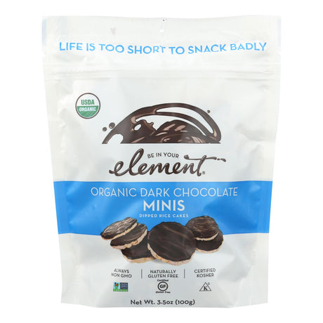 Element Dark Chocolate Mini Rice Cakes - 6 Pack - 3.5 Oz - Cozy Farm 