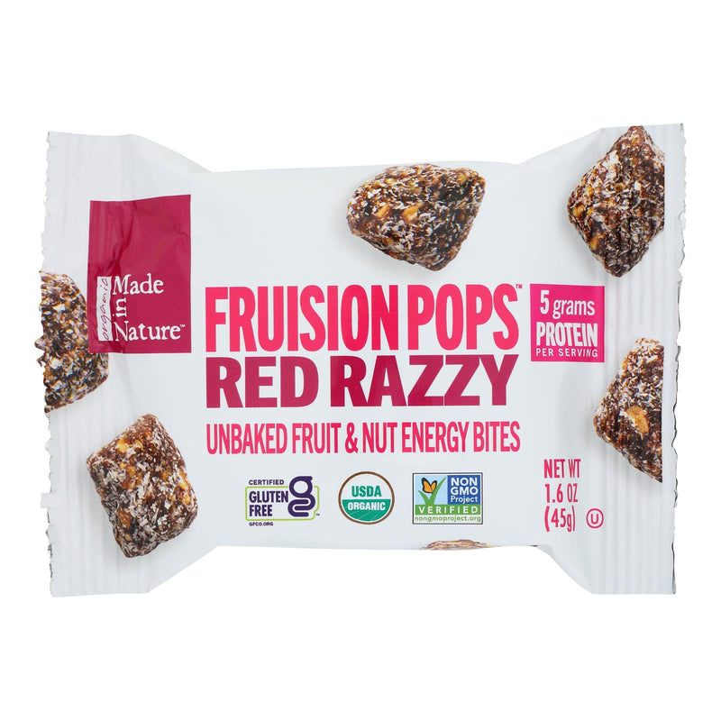 Made In Nature - Pops Red Razzy - Case Of 6-1.6 Oz - Cozy Farm 