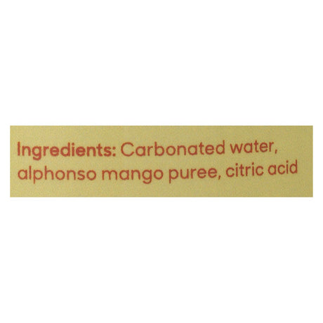 Sanzo Sparkling Water Alphonso Mango, 12 x 12 Fl Oz - Cozy Farm 