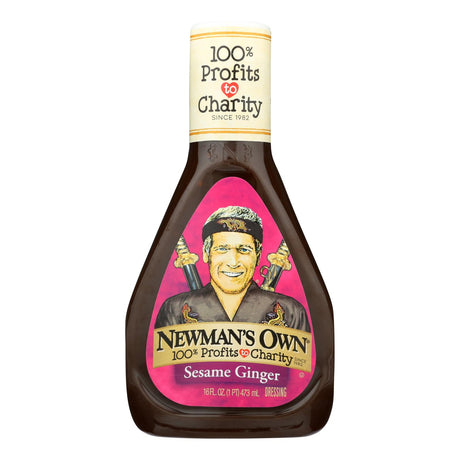 Newman's Own Salad Dressing, Case of 6, 16 Ounces Each - Cozy Farm 