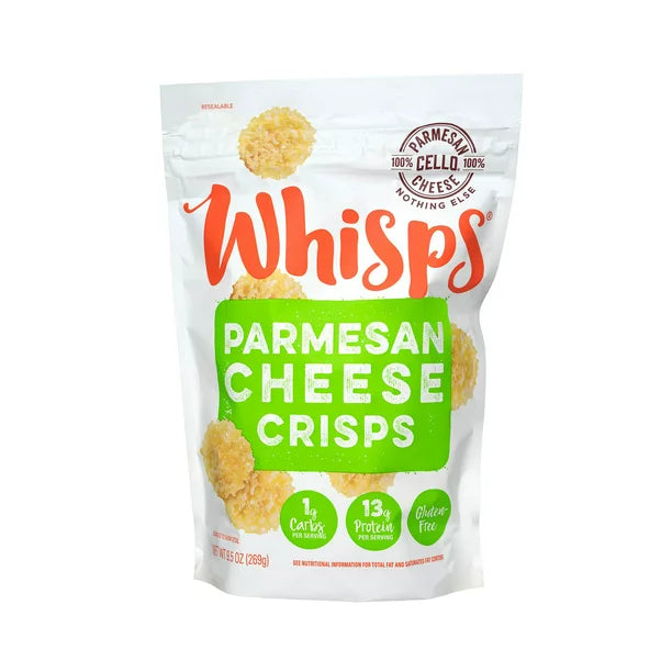 Whisps - Cheese Crisps Parmesan - Case Of 22-9.5 Oz - Cozy Farm 