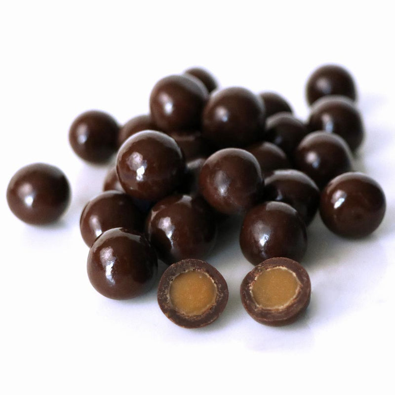 Marich Dark Chocolate Sea Salt Caramels 10lb Bulk Item - Single Pack - Cozy Farm 