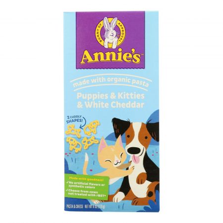 Annie's Homegrown Mac & Cheese Pups & Kits Cheese Powder - 12 pack (6 oz each) - Cozy Farm 