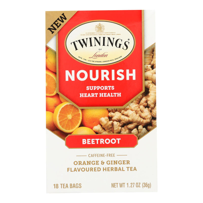 Twinings Tea - Tea Wellness Nourish - Case Of 6 - 18 Bag - Cozy Farm 