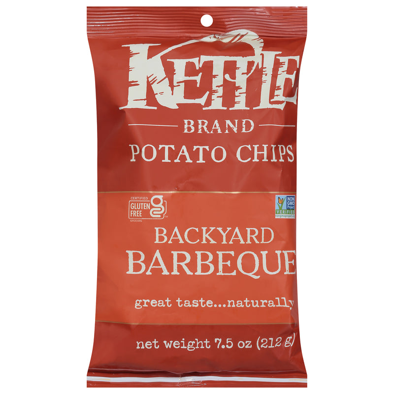 Kettle Brand Potato Chips Backyard BBQ - 12 Pack, 7.5 Oz Each - Cozy Farm 