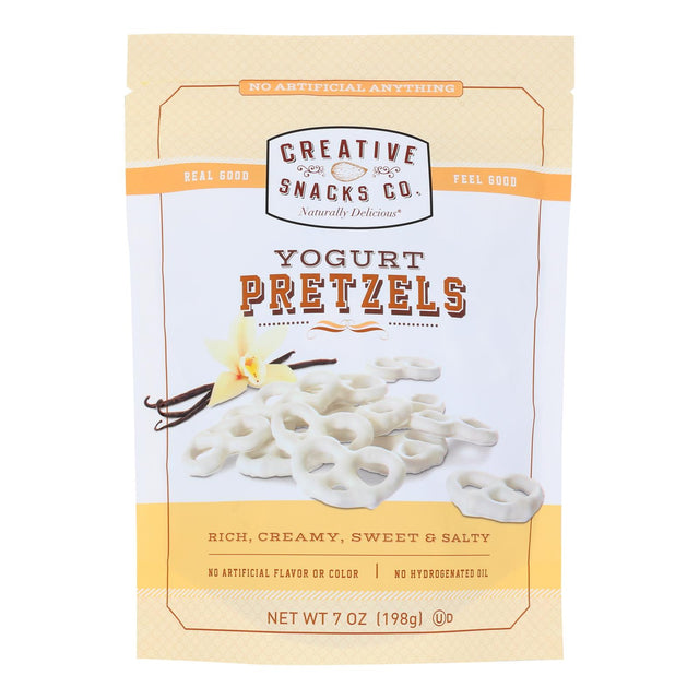 Creative Snacks - Pretzels Yogurt - Case Of 6-7 Oz - Cozy Farm 