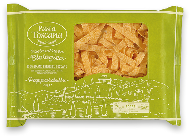 Pasta Toscana Pappardelle Egg Pasta - 8.82oz Pack of 12 - Cozy Farm 