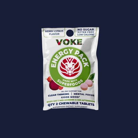 Voke Energy Supplement Berry Citrus - 12-2 Tab Cases (Pack of 12) - Cozy Farm 