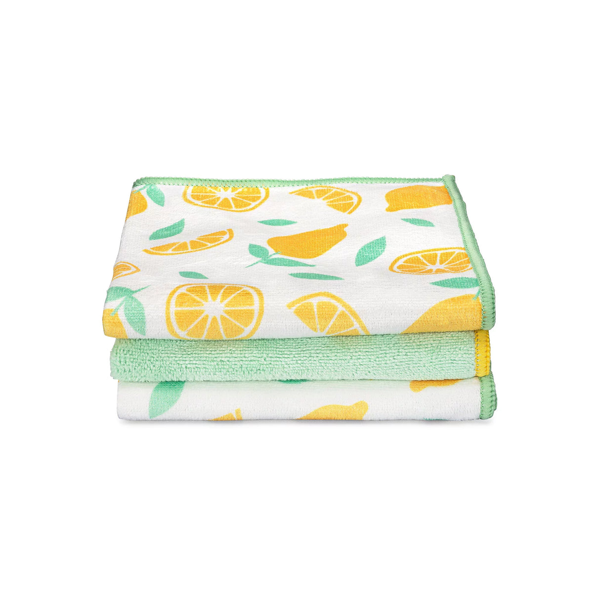 Full Circle Home Citrus Print Microfiber Cloths (6 Pack, 3 ct) - Cozy Farm 