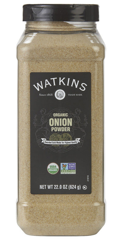 Watkins Premium Yellow Powdered Onion, Rich Flavor and Aroma, 22 Oz, Case of 6