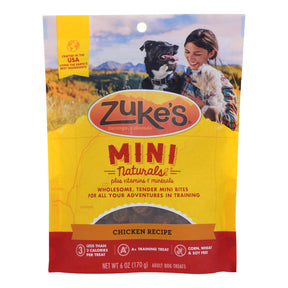 Zuke's Mini Naturals Chicken Dog Treats, 6 Oz, Case of 12 - Cozy Farm 