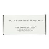 One With Nature Bar Soap - Rose - 4 Oz. Pack of 24 - Cozy Farm 