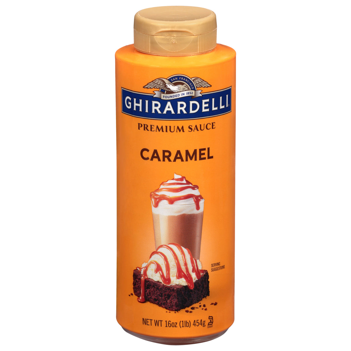 Ghirardelli Premium Caramel Dessert Sauce - 16 Oz (Pack of 6) - Cozy Farm 