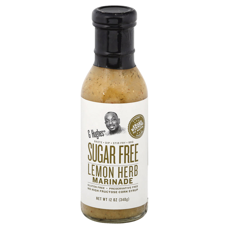 G Hughes Sugar-Free Lemon Herb Marinade (6-Pack, 12 Oz) - Cozy Farm 