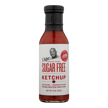 G Hughes Sugar-Free Ketchup, 13 Oz Each (Pack of 6) - Cozy Farm 