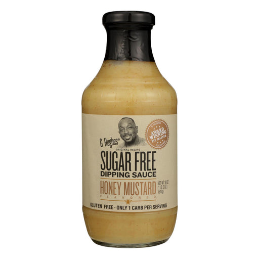 G Hughes Sugar Free Honey Mustard Dipping Sauce - 18 Oz - Case of 6 - Cozy Farm 