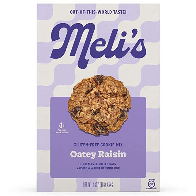 Meli's Monster Cookies | 4.5 Oz Mini Oatey Raisin Cookies | Pack of 6 - Cozy Farm 