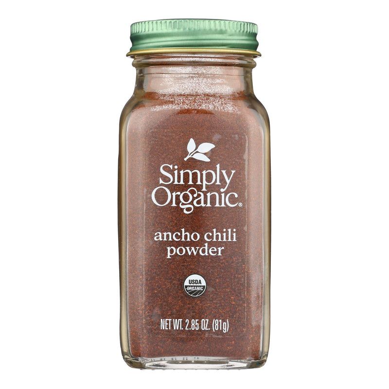 Simply Organic Organic Ancho Chili Powder - 2.85 Oz - Case of 6 - Cozy Farm 