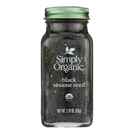 Simply Organic Spice - Organic Black Sesame Seed - 3.28 Oz - Case of 6 - Cozy Farm 
