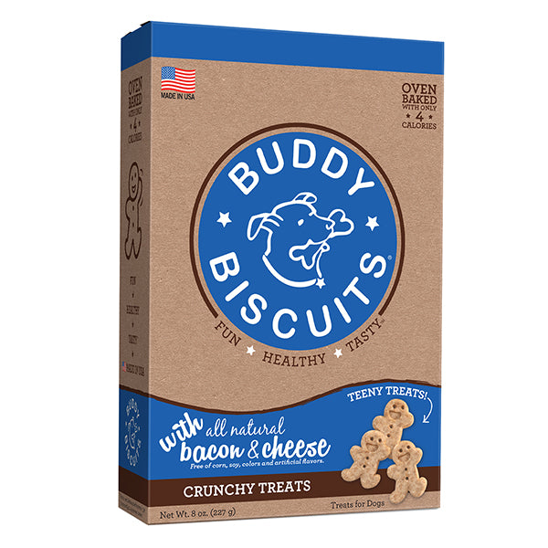 Buddy Biscuits - Biscuit Itty Bb Bac N Chs - Case Of 12 - 8 Oz - Cozy Farm 