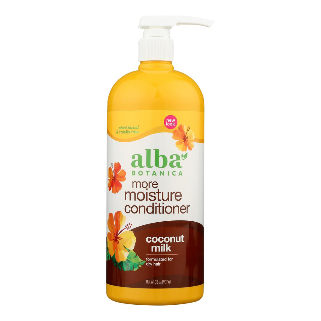 Alba Botanica Hawaiian Hair Conditioner - 32 Oz - Drink It Up Coconut Milk - Cozy Farm 
