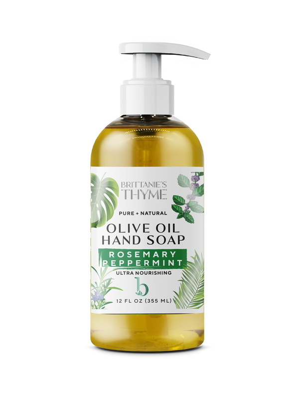 Brittanie's Thyme - Hand Soap Lq Rsmry Pprmt (Pack of 6-12 Flz) - Cozy Farm 