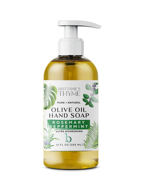 Brittanie's Thyme Rosemary Peppermint Hand Soap (Pack of 6 - 12 Fl Oz) - Cozy Farm 