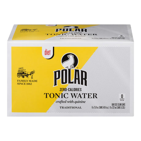 Polar Beverages Diet Tonic Water Case of 4 (6x7.5 fl.oz.) - Cozy Farm 