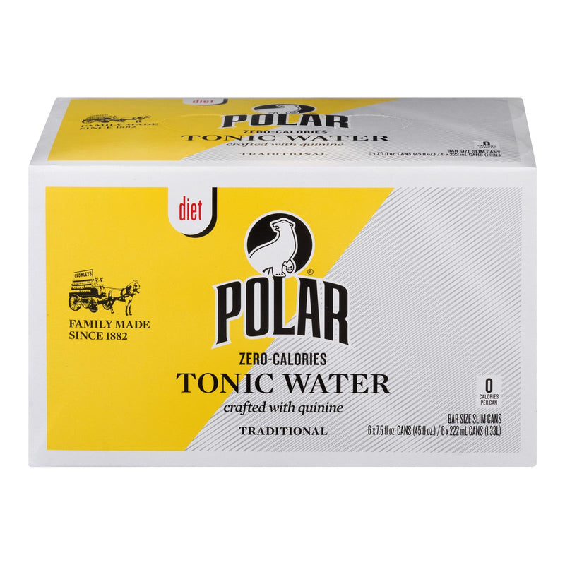 Polar Beverages Diet Tonic Water 6pk - Case of 4 (6/7.5 fl. oz.) - Cozy Farm 