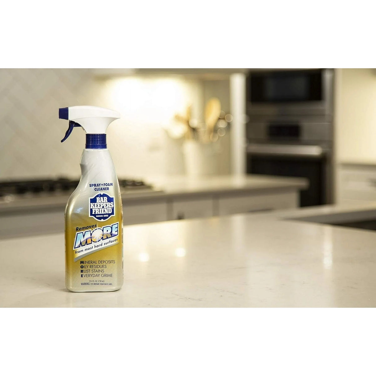 Bar Keepers Friend Spray & Foam  Multi-Surface Cleaner MORE, 25.4 fl oz, Pack of 6
