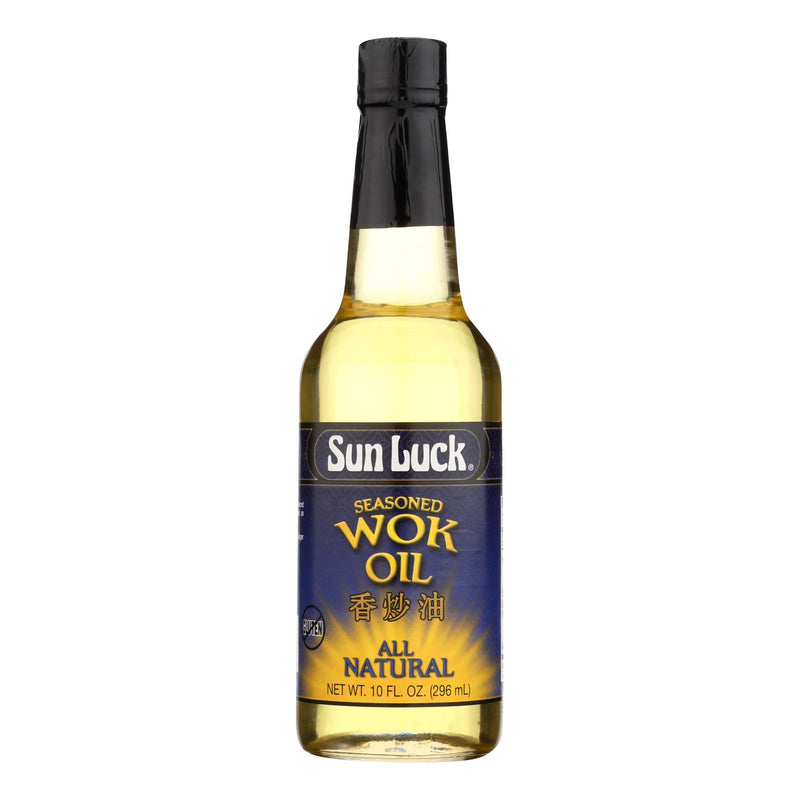 Sun Luck Oil Seasoned Wok - Case of 12 - 10 FZ (Pack Size) - Cozy Farm 
